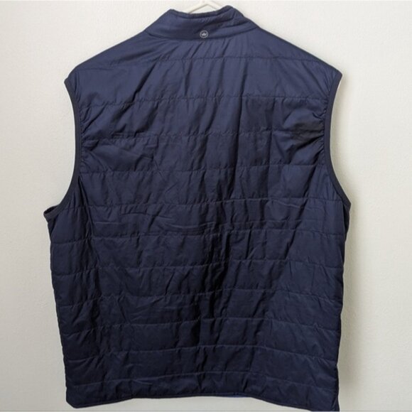 Peter Millar Blue Quilted Vest, Large - Picture 5 of 5